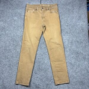 Devil - Dog Sanforized Shrunk Straight Leg Canvas Pants Mens 34x32 Beige